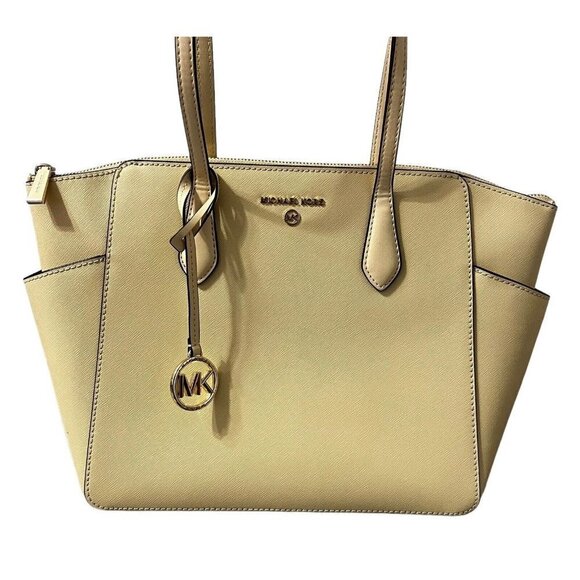 Michael Kors Marilyn Satchel Leather Tote - Picture 1 of 11